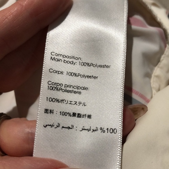 Phillip Lim stripe cream and red cap sleeve mock neck tie waist zipper neck L - Picture 9 of 9